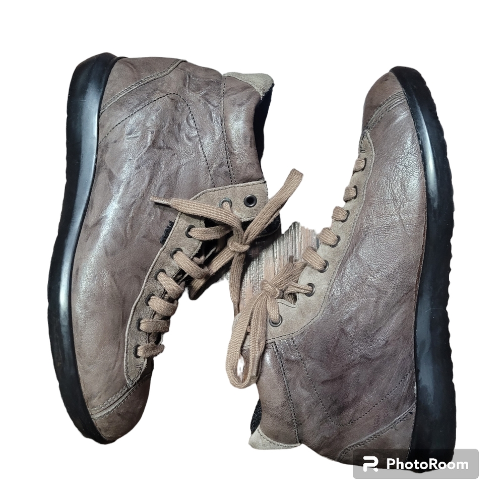 Frau Brown Leather Sneakers size 38